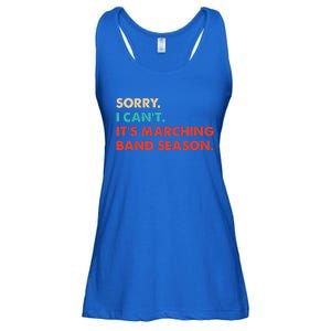 Sorry. I Cant. Its Marching Band Season Marching Band Ladies Essential Flowy Tank