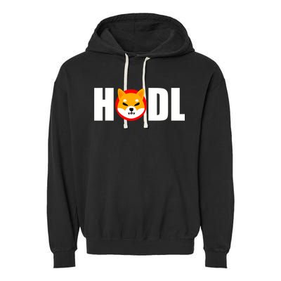 Shiba Inu Coin Crypto Token Shib Hodl Shiba Army Garment-Dyed Fleece Hoodie