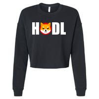 Shiba Inu Coin Crypto Token Shib Hodl Shiba Army Cropped Pullover Crew