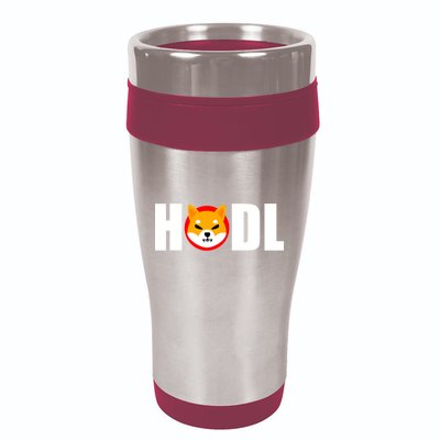 Shiba Inu Coin Crypto Token Shib Hodl Shiba Army 16oz Travel Tumbler