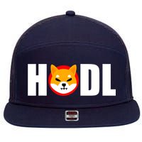Shiba Inu Coin Crypto Token Shib Hodl Shiba Army 7 Panel Mesh Trucker Snapback Hat