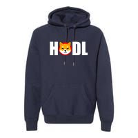 Shiba Inu Coin Crypto Token Shib Hodl Shiba Army Premium Hoodie