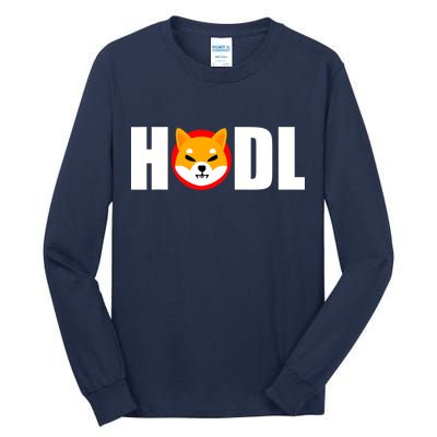 Shiba Inu Coin Crypto Token Shib Hodl Shiba Army Tall Long Sleeve T-Shirt