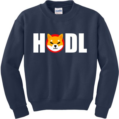 Shiba Inu Coin Crypto Token Shib Hodl Shiba Army Kids Sweatshirt