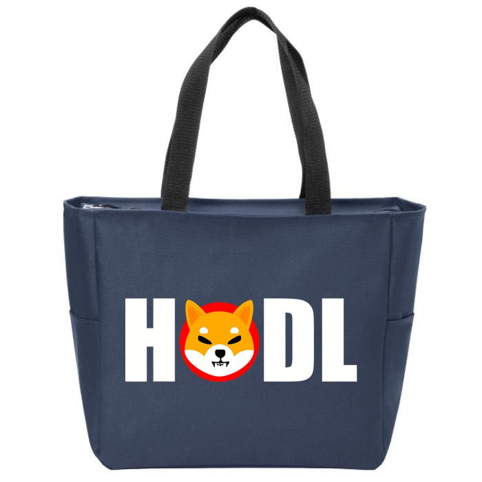 Shiba Inu Coin Crypto Token Shib Hodl Shiba Army Zip Tote Bag