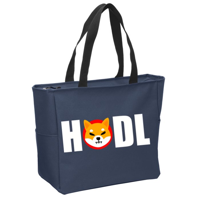 Shiba Inu Coin Crypto Token Shib Hodl Shiba Army Zip Tote Bag
