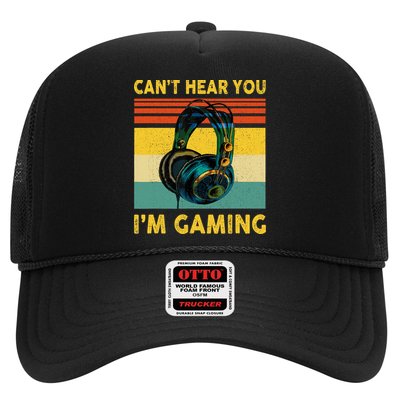 Sorry I Can't Hear You I'm Gaming Retro Gamer Gifts Boys Trucker Hat