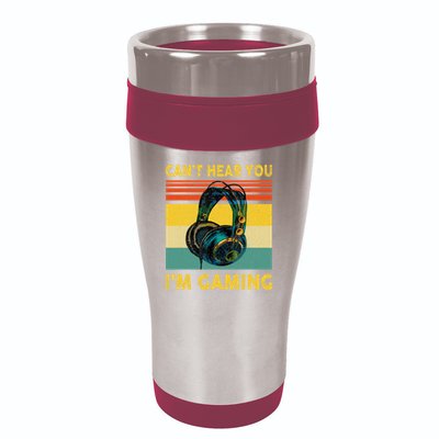 Sorry I Can't Hear You I'm Gaming Retro Gamer Gifts Boys 16oz Travel Tumbler