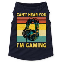 Sorry I Can't Hear You I'm Gaming Retro Gamer Gifts Boys Doggie Tank