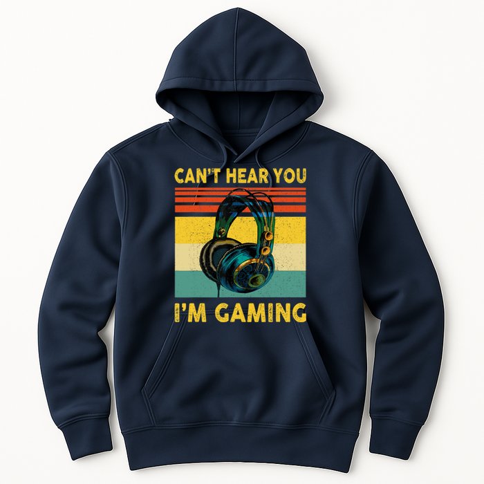 Sorry I Can't Hear You I'm Gaming Retro Gamer Gifts Boys Hoodie