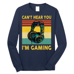 Sorry I Can't Hear You I'm Gaming Retro Gamer Gifts Boys Long Sleeve Shirt