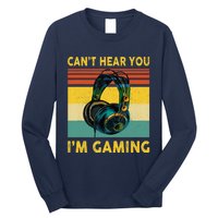 Sorry I Can't Hear You I'm Gaming Retro Gamer Gifts Boys Long Sleeve Shirt