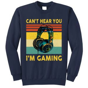 Sorry I Can't Hear You I'm Gaming Retro Gamer Gifts Boys Sweatshirt