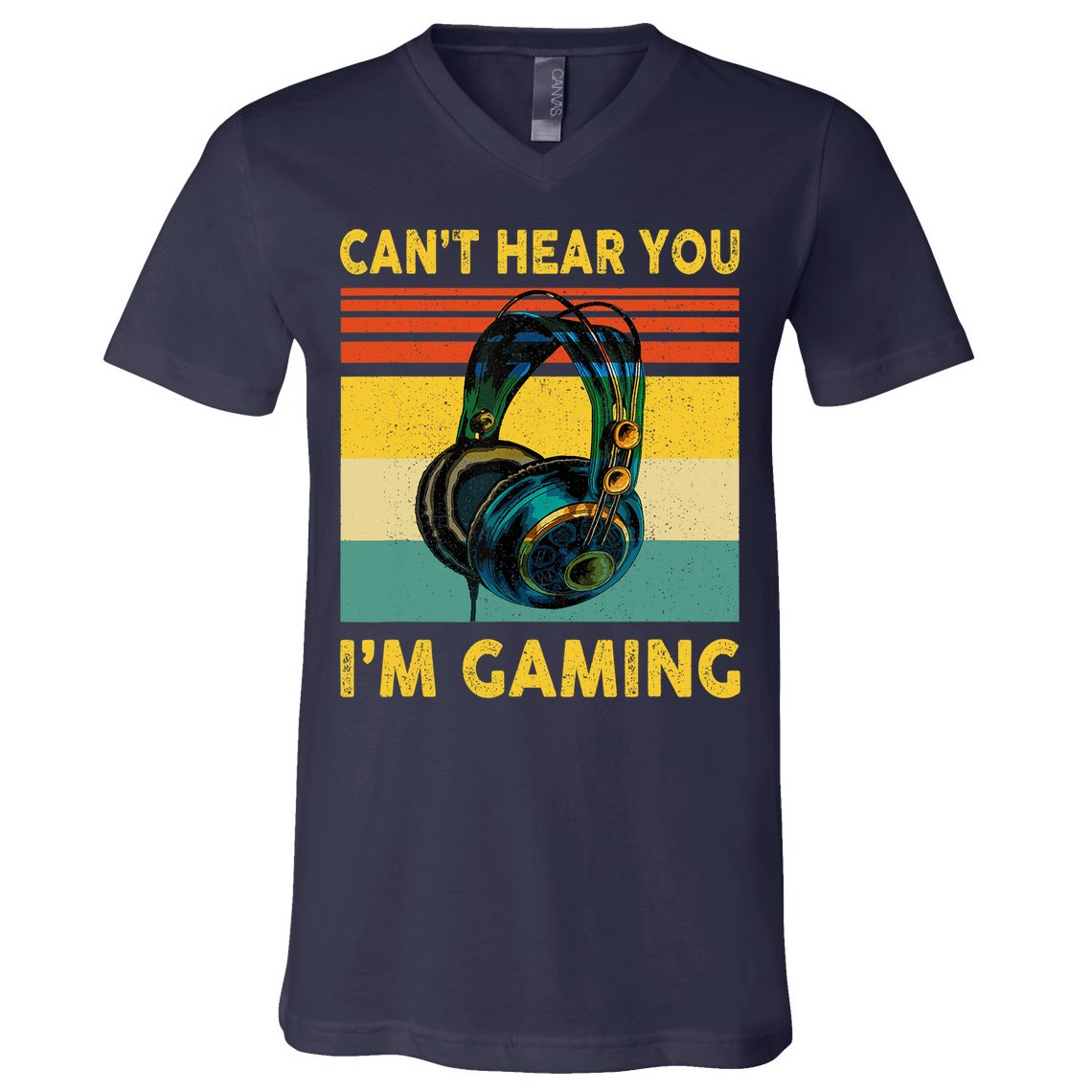 Sorry I Can't Hear You I'm Gaming Retro Gamer Gifts Boys V-Neck T-Shirt