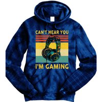 Sorry I Can't Hear You I'm Gaming Retro Gamer Gifts Boys Tie Dye Hoodie