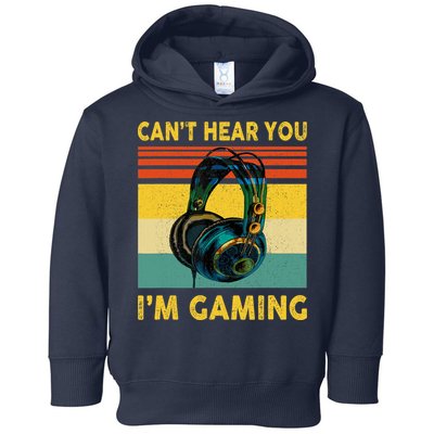 Sorry I Can't Hear You I'm Gaming Retro Gamer Gifts Boys Toddler Hoodie