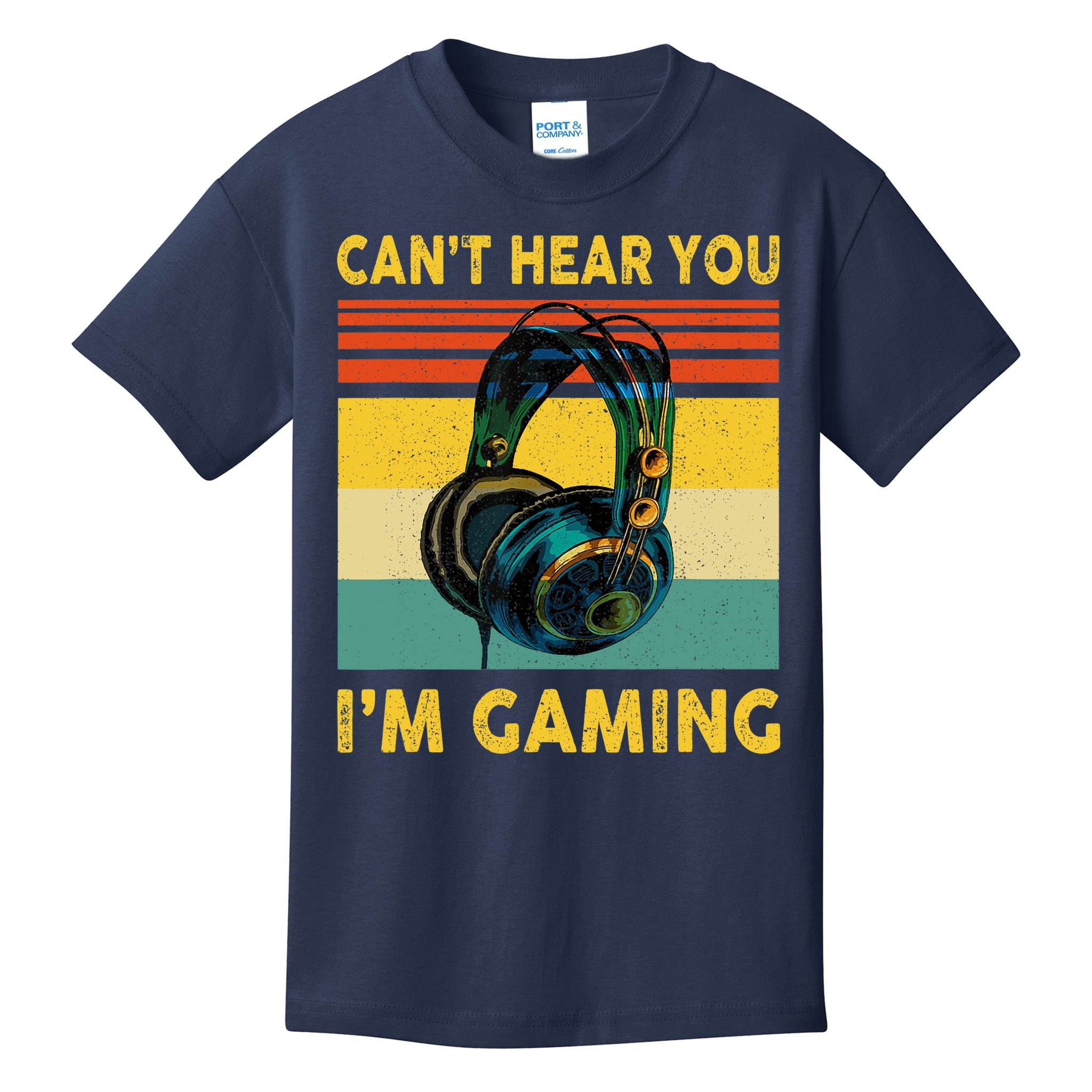 Sorry I Can't Hear You I'm Gaming Retro Gamer Gifts Boys Kids T-Shirt