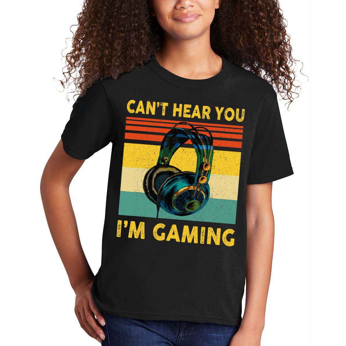 Sorry I Can't Hear You I'm Gaming Retro Gamer Gifts Boys Kids T-Shirt