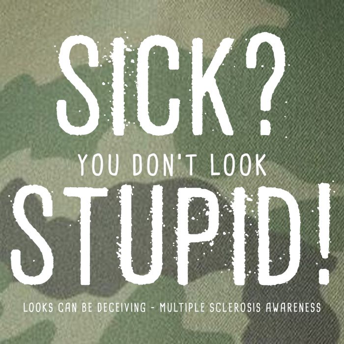 Sick You Don't Look Stupid MS Awareness Legacy Tie Dye Trucker Hat