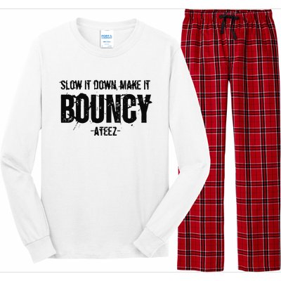 Slow It Down Make It Bouncy Ateez Long Sleeve Pajama Set