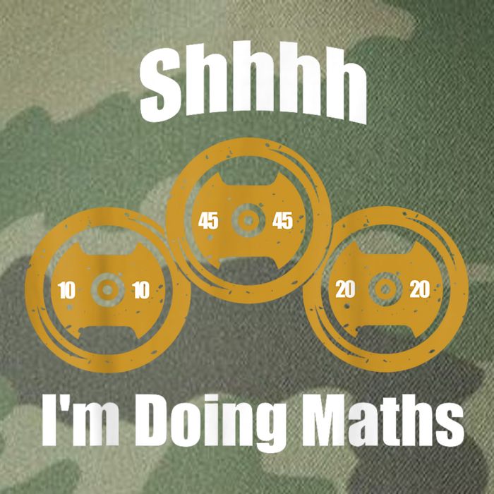 Shhh IM Doing Math Weight Lifting Math Lover Funny Meme Legacy Tie Dye Trucker Hat