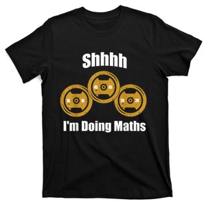 Shhh IM Doing Math Weight Lifting Math Lover Funny Meme T-Shirt