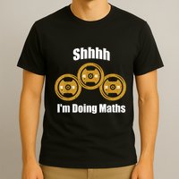 Shhh IM Doing Math Weight Lifting Math Lover Funny Meme T-Shirt