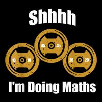 Shhh IM Doing Math Weight Lifting Math Lover Funny Meme 16 in Basic Backpack