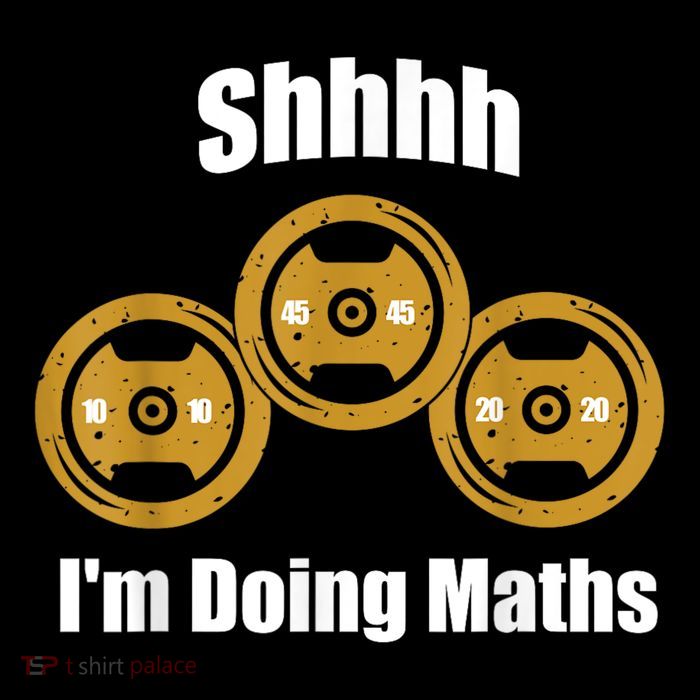 Shhh IM Doing Math Weight Lifting Math Lover Funny Meme Toddler T-Shirt