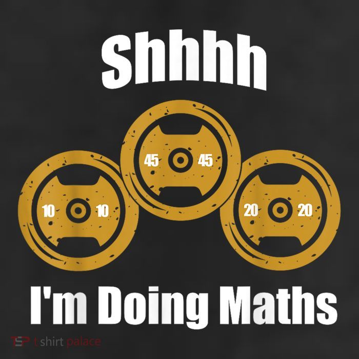 Shhh IM Doing Math Weight Lifting Math Lover Funny Meme Microfiber Hand Towel