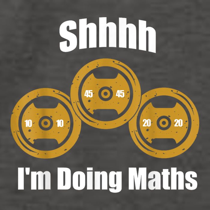 Shhh IM Doing Math Weight Lifting Math Lover Funny Meme Vector Backpack