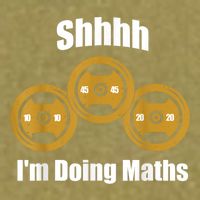 Shhh IM Doing Math Weight Lifting Math Lover Funny Meme Garment-Dyed Women's Muscle Tee