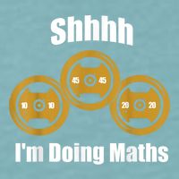 Shhh IM Doing Math Weight Lifting Math Lover Funny Meme Sueded Cloud Jersey T-Shirt