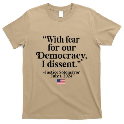 Scotus I Dissent Fear For Our Democracy Gifts T-Shirt