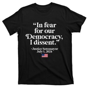 Scotus I Dissent Fear For Our Democracy T-Shirt