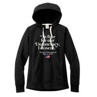 Scotus I Dissent Fear For Our Democracy Women's Fleece Hoodie