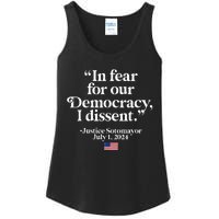 Scotus I Dissent Fear For Our Democracy Ladies Essential Tank