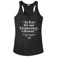 Scotus I Dissent Fear For Our Democracy Ladies PosiCharge Competitor Racerback Tank