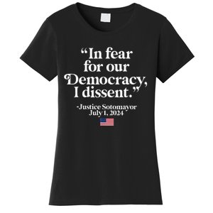 Scotus I Dissent Fear For Our Democracy Women's T-Shirt