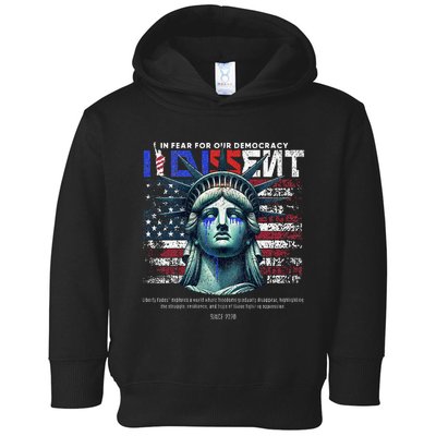 Scotus I Dissent In Fear For Our Democracy Justice Sotomayor Toddler Hoodie