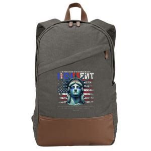 Scotus I Dissent In Fear For Our Democracy Justice Sotomayor Cotton Canvas Backpack