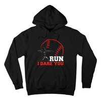 Steal I Dare You Baseball Catcher Baseball Player Hoodie