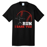 Steal I Dare You Baseball Catcher Baseball Player Tall T-Shirt