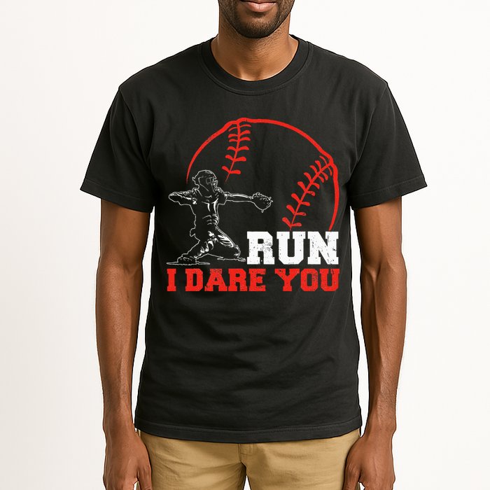 Steal I Dare You Baseball Catcher Baseball Player Tall T-Shirt