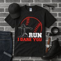 Steal I Dare You Baseball Catcher Baseball Player Tall T-Shirt