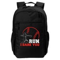 Steal I Dare You Baseball Catcher Baseball Player Backpack