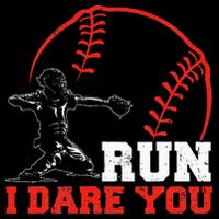 Steal I Dare You Baseball Catcher Baseball Player Drawstring Bag