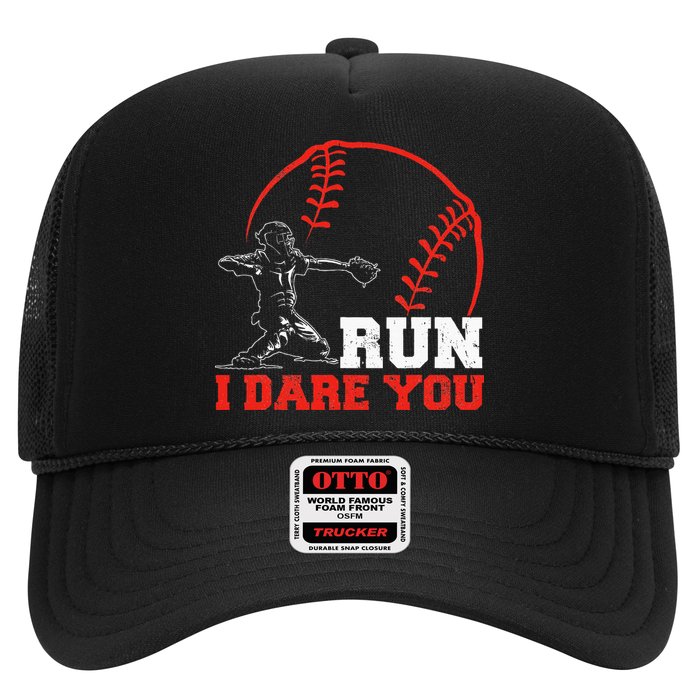 Steal I Dare You Baseball Catcher Baseball Player Hat