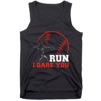 Steal I Dare You Baseball Catcher Baseball Player Tank Top