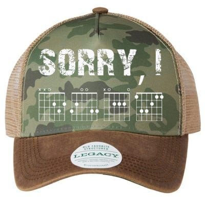 Sorry I DGAF Funny Hidden Message Guitar Chords For Lover Legacy Tie Dye Trucker Hat